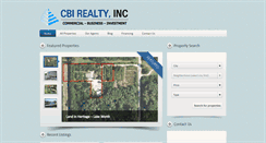 Desktop Screenshot of cbirealty.com